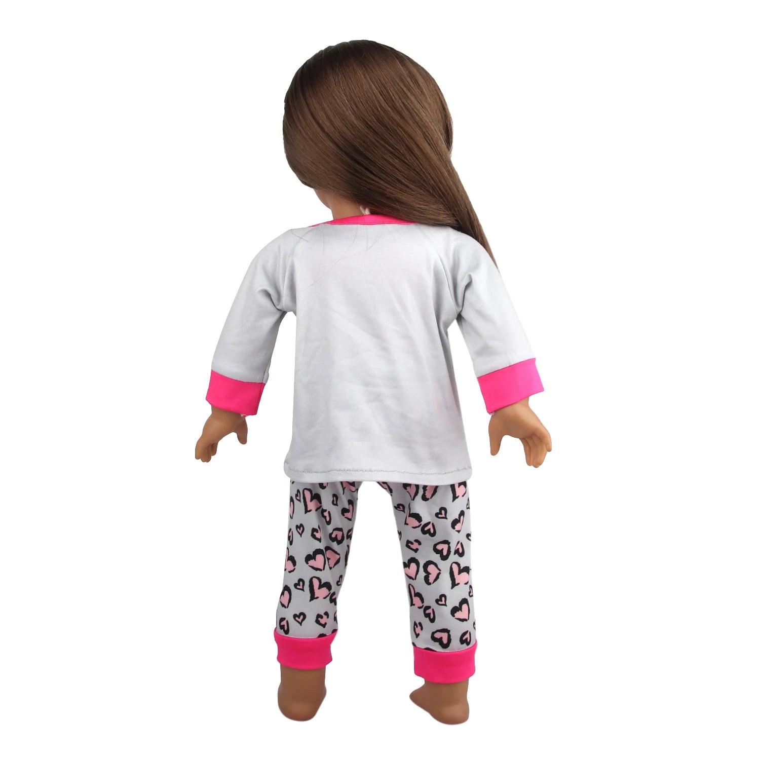 Doll Clothes Pajamas  For 43cm Baby New Born&American 18 Inch Girl Doll Unicorn Shark Cartoon Clothes Suit For Generation Doll