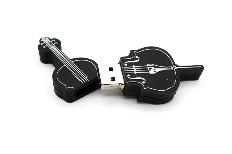 Cartoon Cle Usb Pendrive Guitar Piano Accordion USB Flash Drive  128GB 64GB 32GB 16GB 8GB 4GB USB 2.0 Memoria Stick Pen Drive