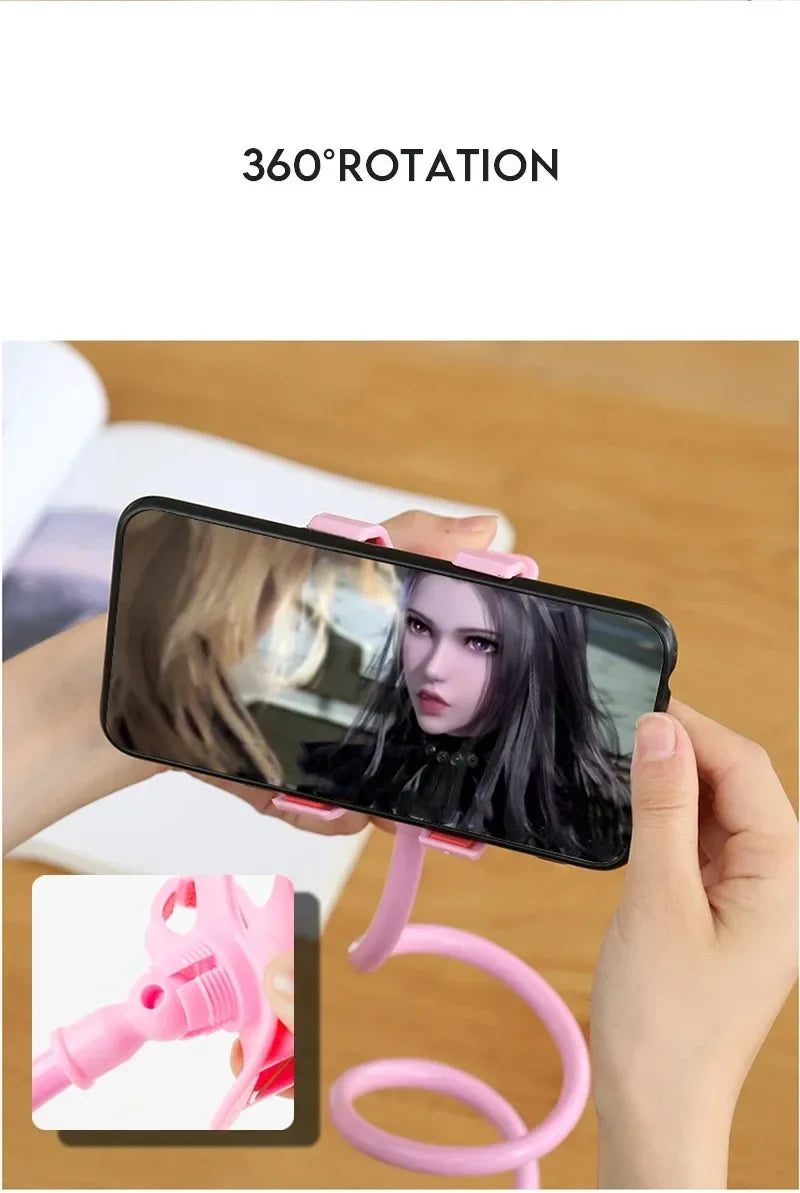 Universal Mobile Phone Bracket Clamp Bedside Desktop  Long Arm Lazy Person Phone Stands Support For iPhone Xiaomi Huawei Samsung