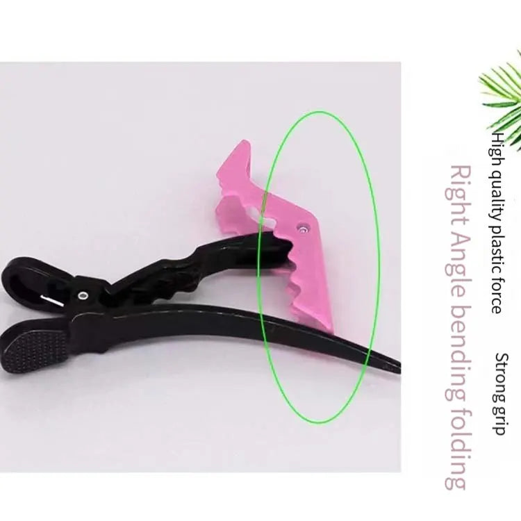 9PCS Alligator Clips and Steel Pins Pointed Tail Picking Comb Heat-resistant Anti-static Supplies Professional Hairdressing