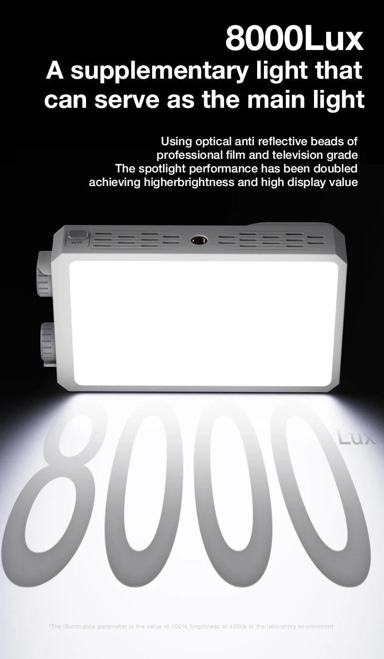 Video light 40W portable camera light CRI 95+ 2500-9000K LED panel digital photography lighting device used for YouTube
