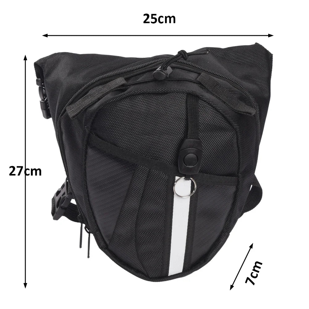 Motorcycle Leg Bags Waterproof Waist Pack Men Fanny Thigh Canvas Belt Outdoor Bike Hot Man Adjustable Leg Bag Package Moto Bag