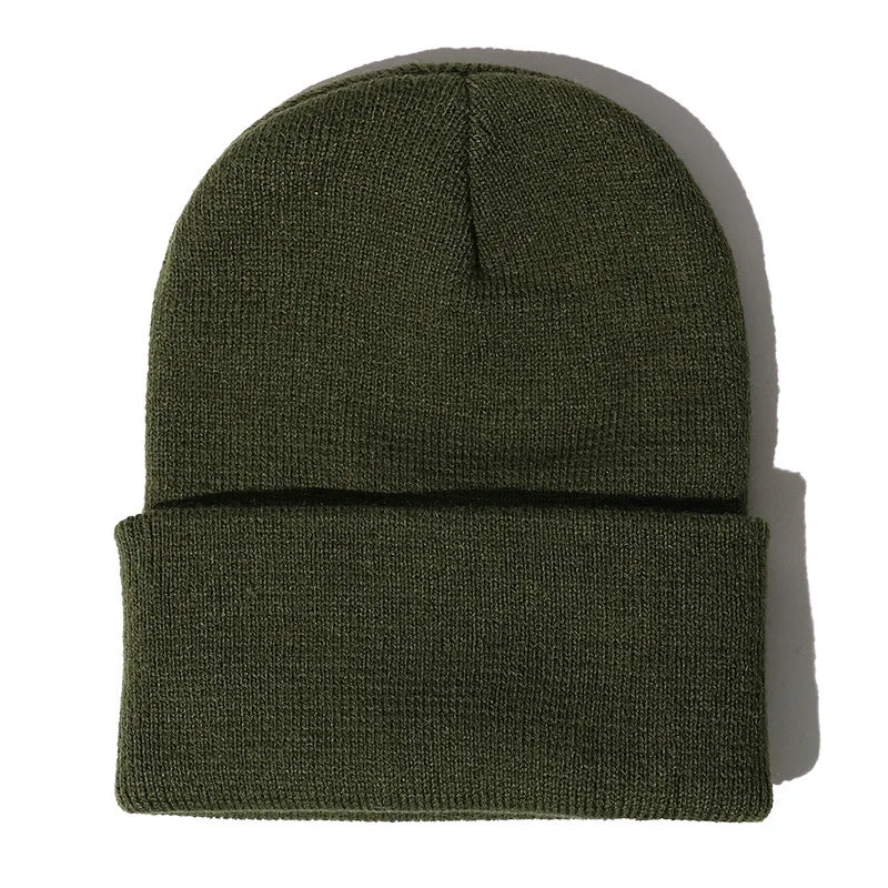 Winter Hats Unisex New Beanies Hat Knitted Solid Cap For Women Men Autumn Female Beanie Warmer Bonnet Men Casual Cap Wholesale