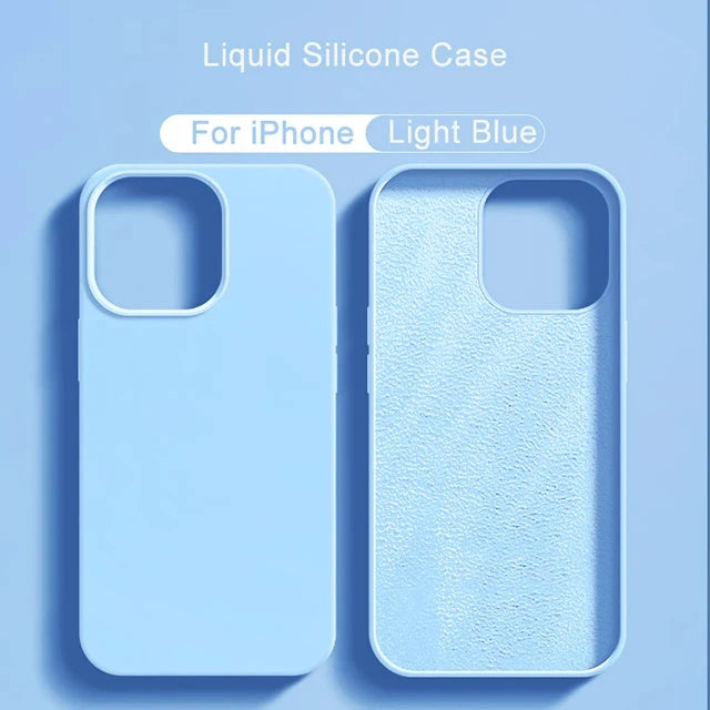 Liquid Silicone iPhone Case – Soft Touch Shockproof Protective Cover