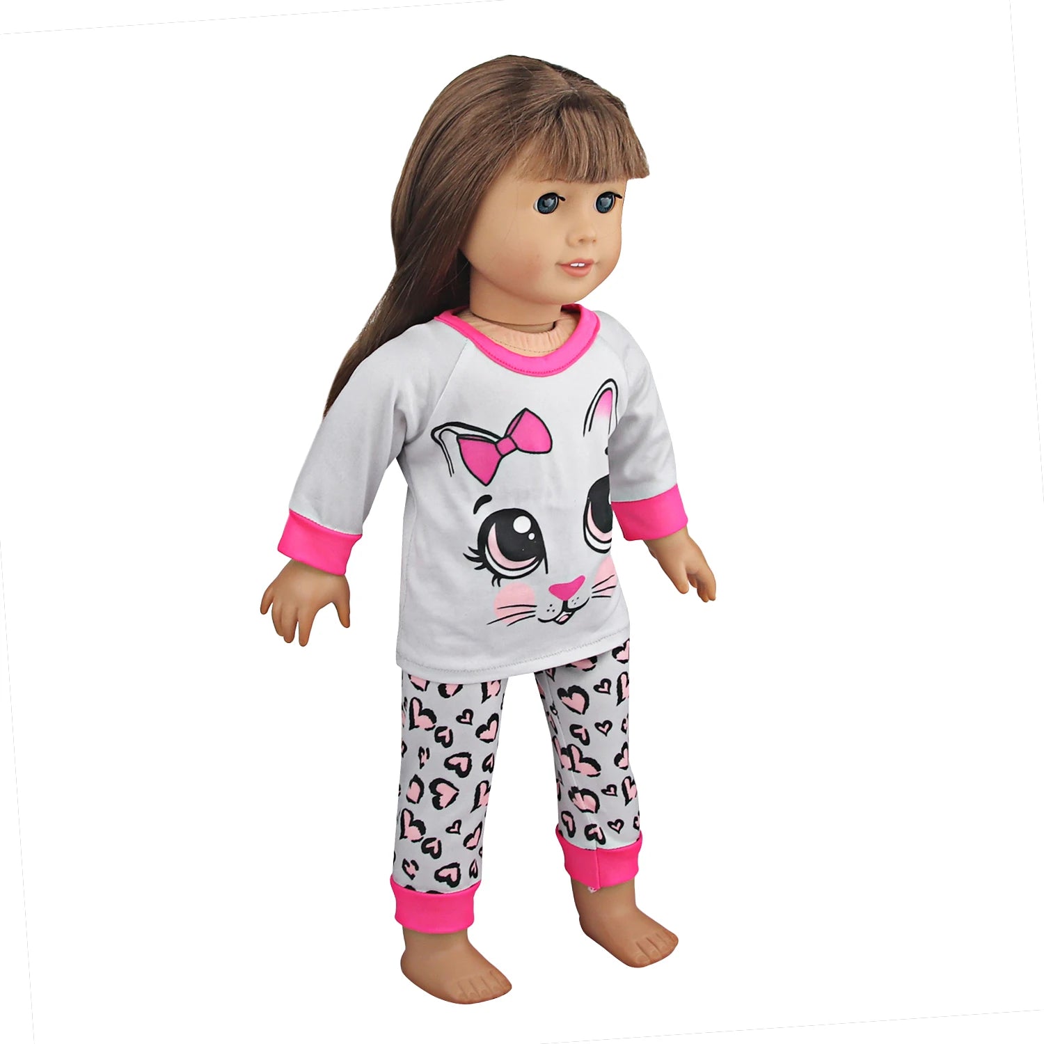 Doll Clothes Pajamas  For 43cm Baby New Born&American 18 Inch Girl Doll Unicorn Shark Cartoon Clothes Suit For Generation Doll