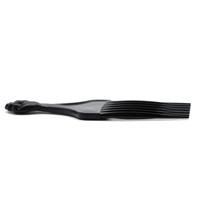 1PCS Black Insert Afro Hair Comb Plastic Wide Teeth Pick Hair Fork Comb Salon Professional African Styling Hairdressing Tool Men
