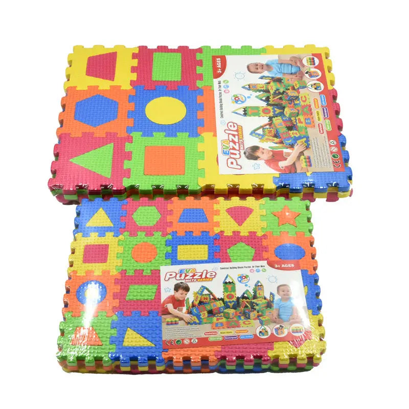3D Diy EVA Puzzles Toys Kids Baby Puzzle Mats 55 * 55MM or 90mm*90cm Carpet Babies Education  Foam Learning Shape Toy