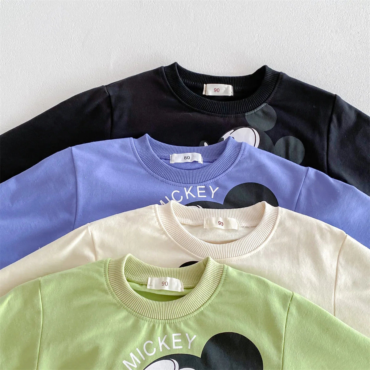 Cartoon Pattern Baby Girls And Boys Long Sleeve Suit Toddler Sweatshirts Outfits Spring Autumn Children's Clothes Tracksuits