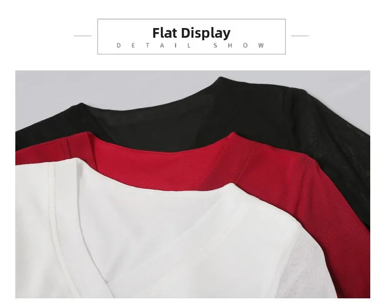 Women's Slim Fit V-Ne T-irt Me Inner Wear Top Spring Autumn Season Faionable Base irt Breathable Wear Resistant