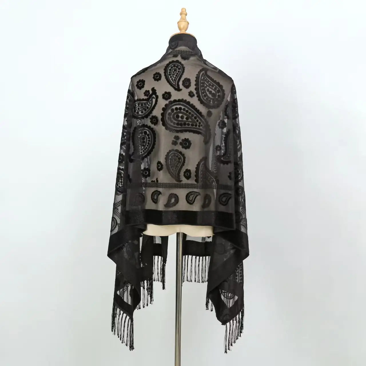 2025 NEW Fashion Women Cut Flowers Hollow Lace Gradient Flower Silk Scarf Spring Shawls and Wraps Towel Femme Beach Sjaals