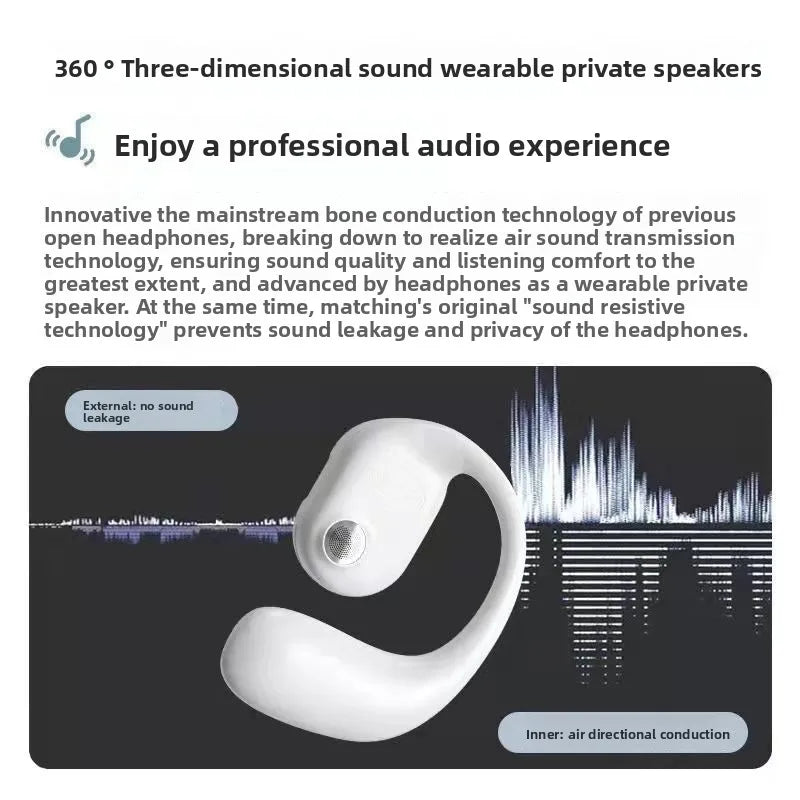 New Ear-hook Single Ear Buds Noise Cancelling Earphones for Running Comfortable Wireless Bluetooth Headset Dropshipping 2025