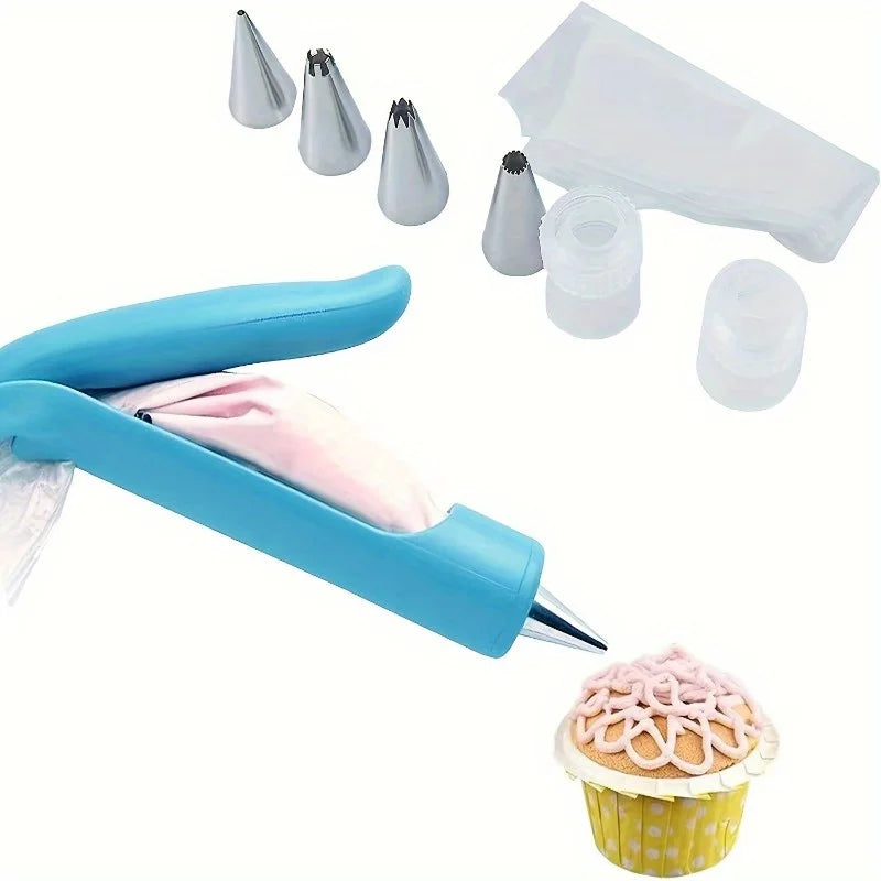 Cake Decorating Tool Set Cake Decorating Pen Baking Tool Kit Pastry Icing Piping Bag Cookie Cream Squeeze Gun Baking Supplies