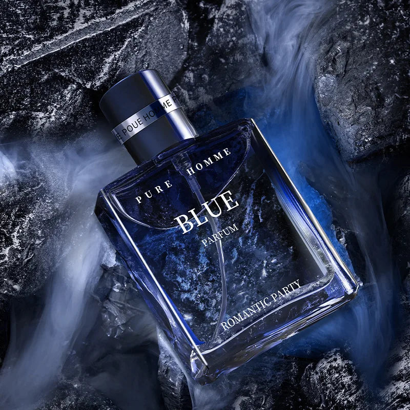 Man Perfumes Classic Pure BLUE Black EAU DE PARFUM Pheromone Perfume Azure Fragrance Body Spray for Men Gentlemen Attract Women