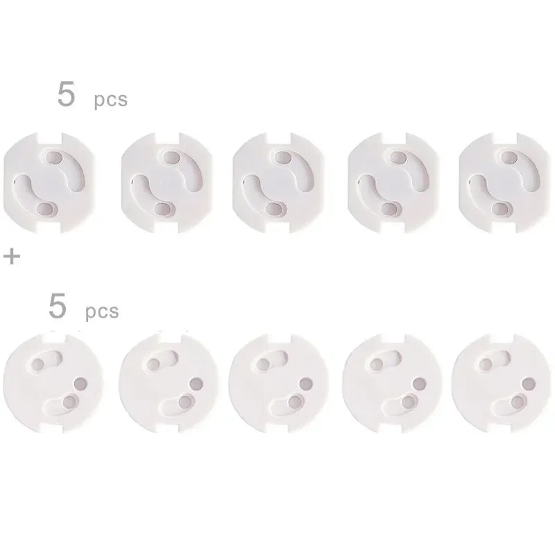 Baby Safety Socket Covers 10pcs Electrical Plastic Outlet Protectors Child Safe Socket Security Protection