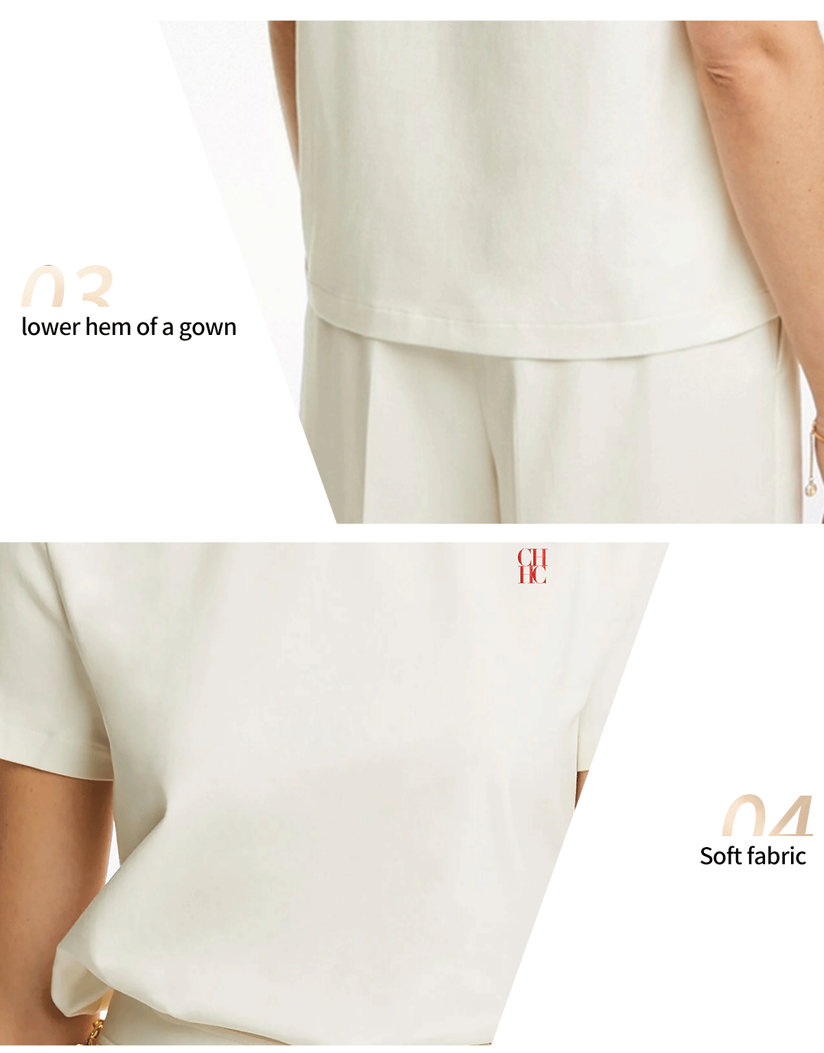 CHCH Women T-Shirts Short Sleeved Tees Casual New White Tops Women's Tee Embroidery Fashion Ladies Cotton Shirts Women Tees Tops