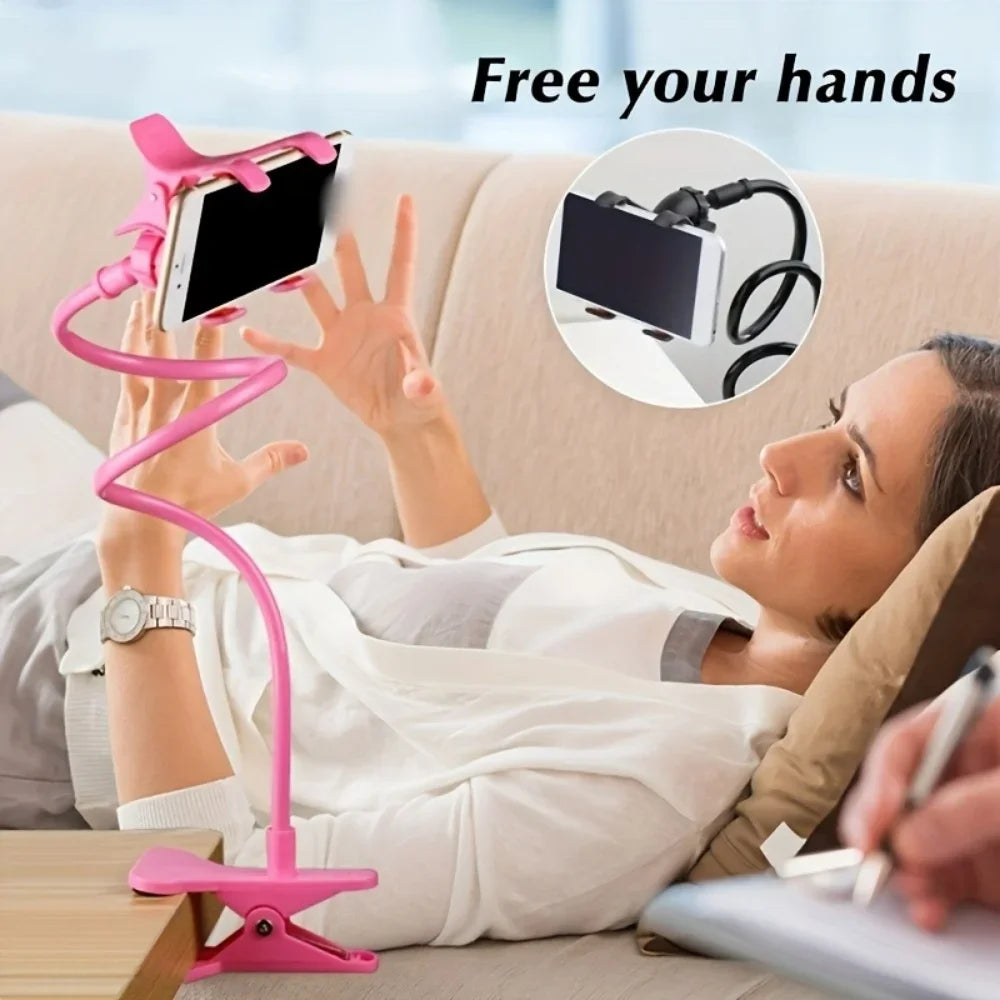 Universal Mobile Phone Bracket Clamp Bedside Desktop  Long Arm Lazy Person Phone Stands Support For iPhone Xiaomi Huawei Samsung