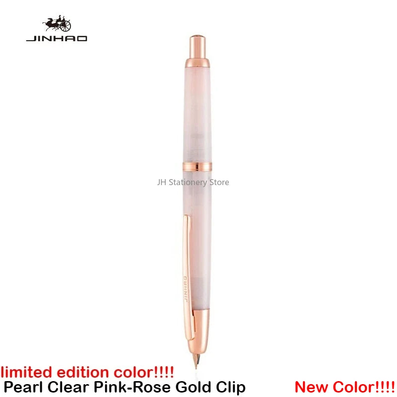 Burgundy Limited Edition!!! JINHAO 20 Press Fountain Pen Retractable Writing Ink Converter Office Supplies PK 10 A1 Stationery