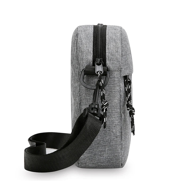 1PC Men's Satchel Fashion Oxford Cloth Shoulder Bag Men's Casual Diagonal Crossover Fashion Hand Machine Small Square Bag