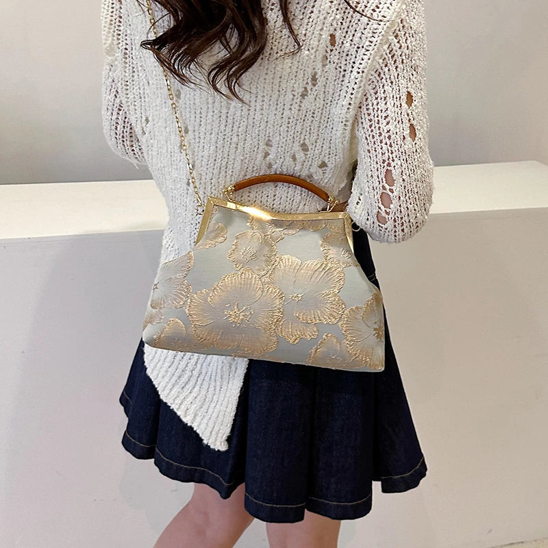 Women Party Dinner Bag Fashion Exquisite Ladies Dinner Bag Luxury Elegant Chain Simple Formal Gorgeous Crossbody Daily use Purse