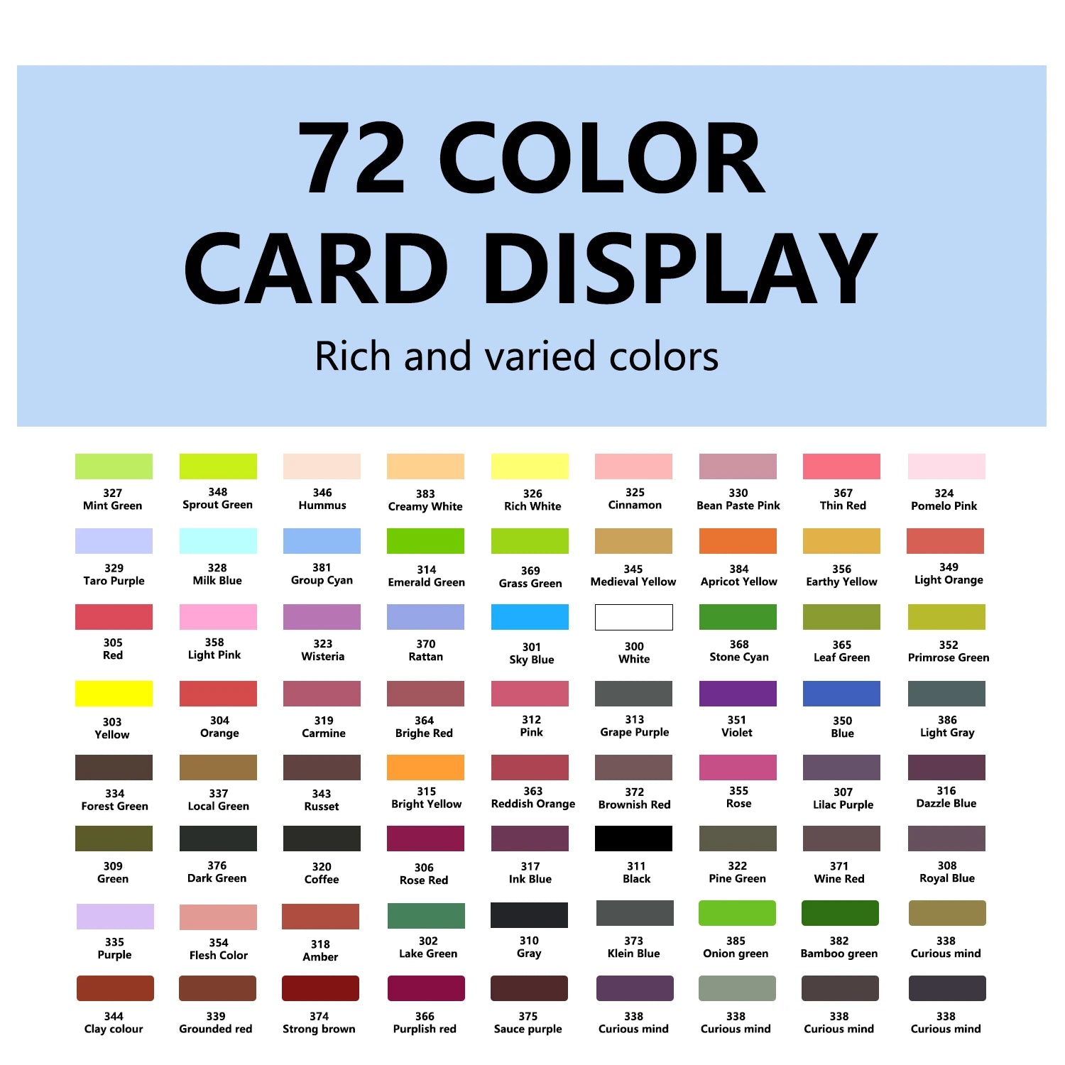 Acrylic  Markers Brush Tip Paint Marker 12-72 Colors Acrylic Paint Pen for Rock Canvas Wood Ceramic Adult Coloring DIY Crafts