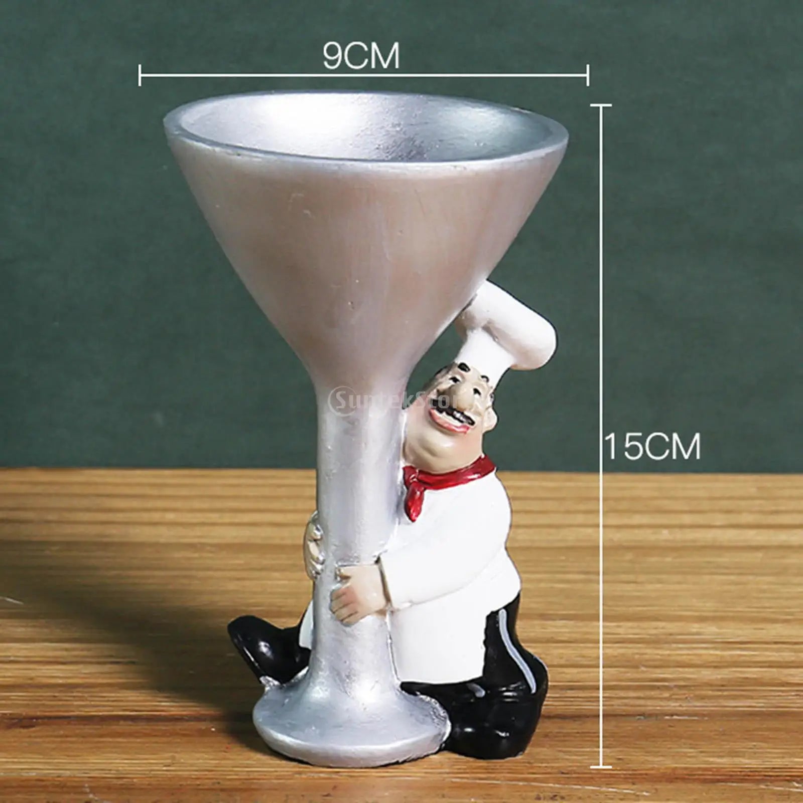 Christmas French Decorative Chef Figurine Ornaments 3D Resin Home Decor for Gourmet Kitchen Decorations Collectible Housewarming