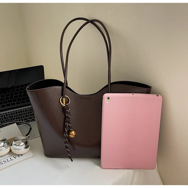 2025 Fashion Tote Bags for Women Versatile Commuting Women's Handbags PU Hasp Large Capacity Shoulder Bags High Quality