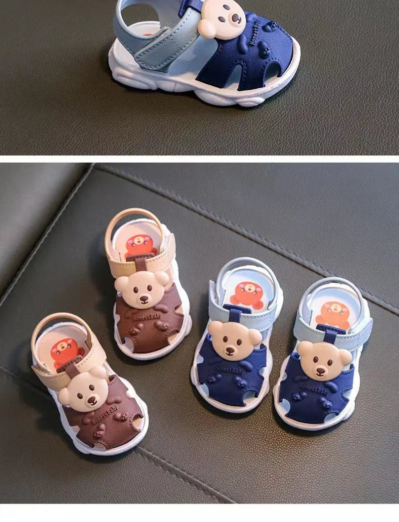 2026 Summer Baby Boys Girls Sandals Children Beach Sandals Cartoon Infant Toddler Shoes Comfortable Soft Sole Kids Student Shoes