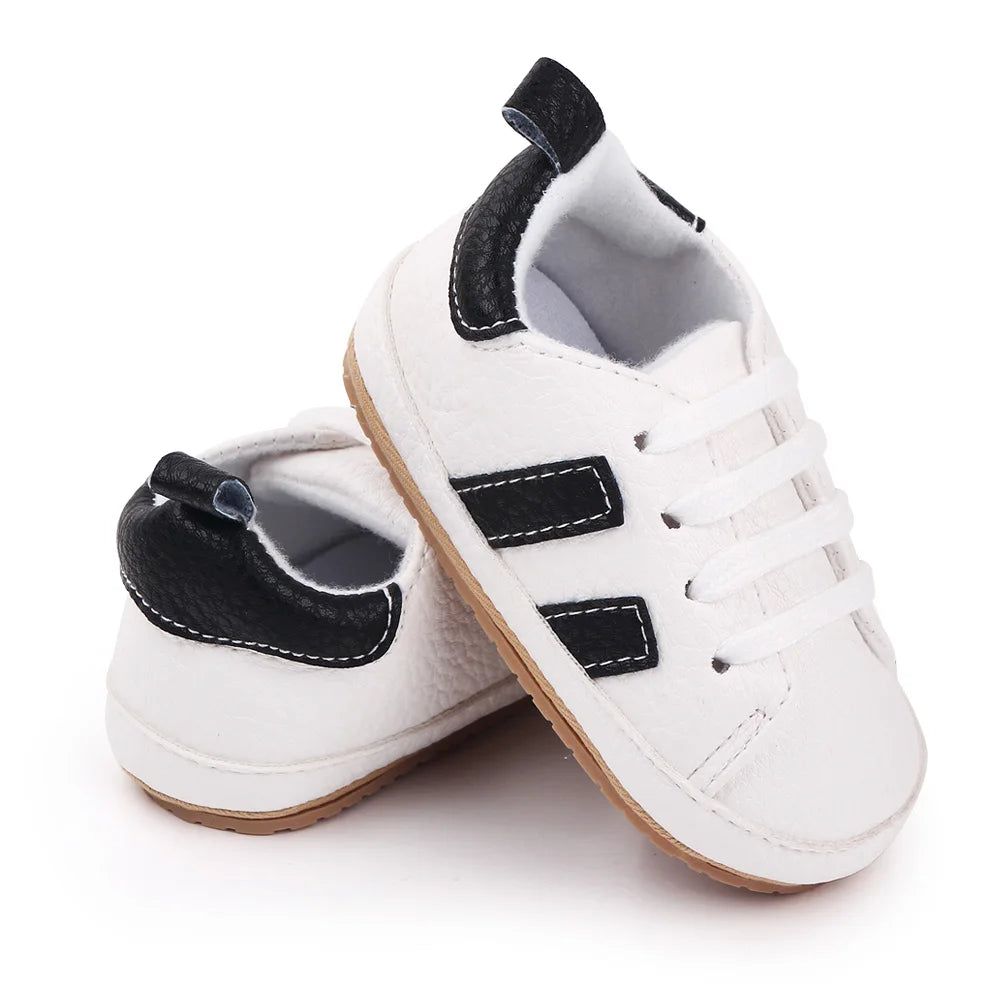 Baby Casual Shoes for Spring and Autumn TPR Sole Anti-slip High Quality PU Hot Selling Multiple choice 2023 Baby New Fashion