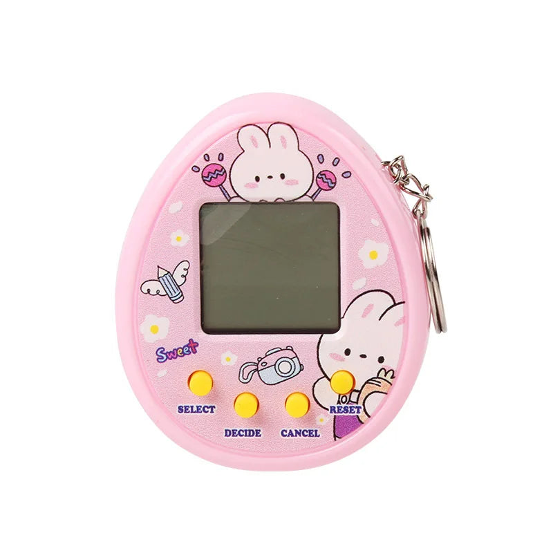 1PCS Transparent Electronic Pets Game Handheld Game Console Toy Virtual Cyber Digital Pet Pixel Funny Gift Play Toy