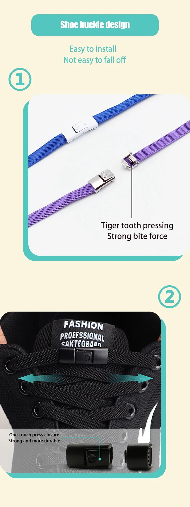 No Tie Shoe Laces Outdoor Sports Shoelaces Without Ties Elastic Laces Sneakers for Kids Adult Unisex Shoelace Shoes Accessories