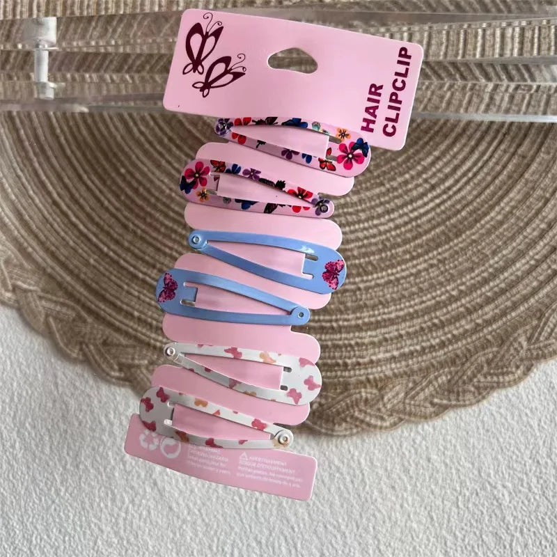 2025 New Cartoon Cute Printed Hairpins Set Women Girls Child Hairgrips Hair Clips Pins Barrettes Accessories Hairclip Headdress
