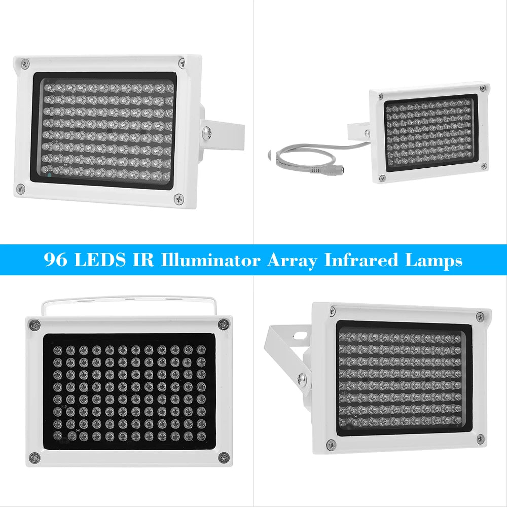 Photography Lamp 96 LEDS IR Illuminator Array Infrared Lamps Night Vision Outdoor Waterproof For CCTV Security Camera