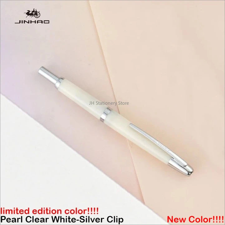 Burgundy Limited Edition!!! JINHAO 20 Press Fountain Pen Retractable Writing Ink Converter Office Supplies PK 10 A1 Stationery