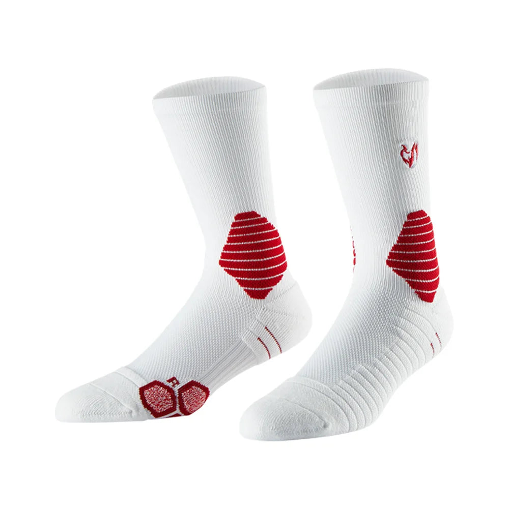 Ankle Support Socks for Sports Running Breathable Compression Socks for Men Women Athletic Non Slip Workout Socks for Basketball