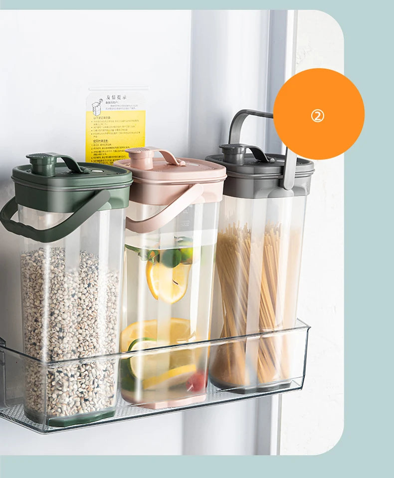 GIANXI Large Capacity Cold Water Pitcher Cold Kettle Refrigerator Iced Beverage Dispenser Refrig Plasticerator Family Living