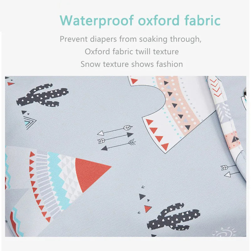 Baby Diaper Bag Waterproof Wet Dry Pack Mummy Storage Pouch Nappy Organizer Insert Tote Purse Travel Stroller Carry Bag