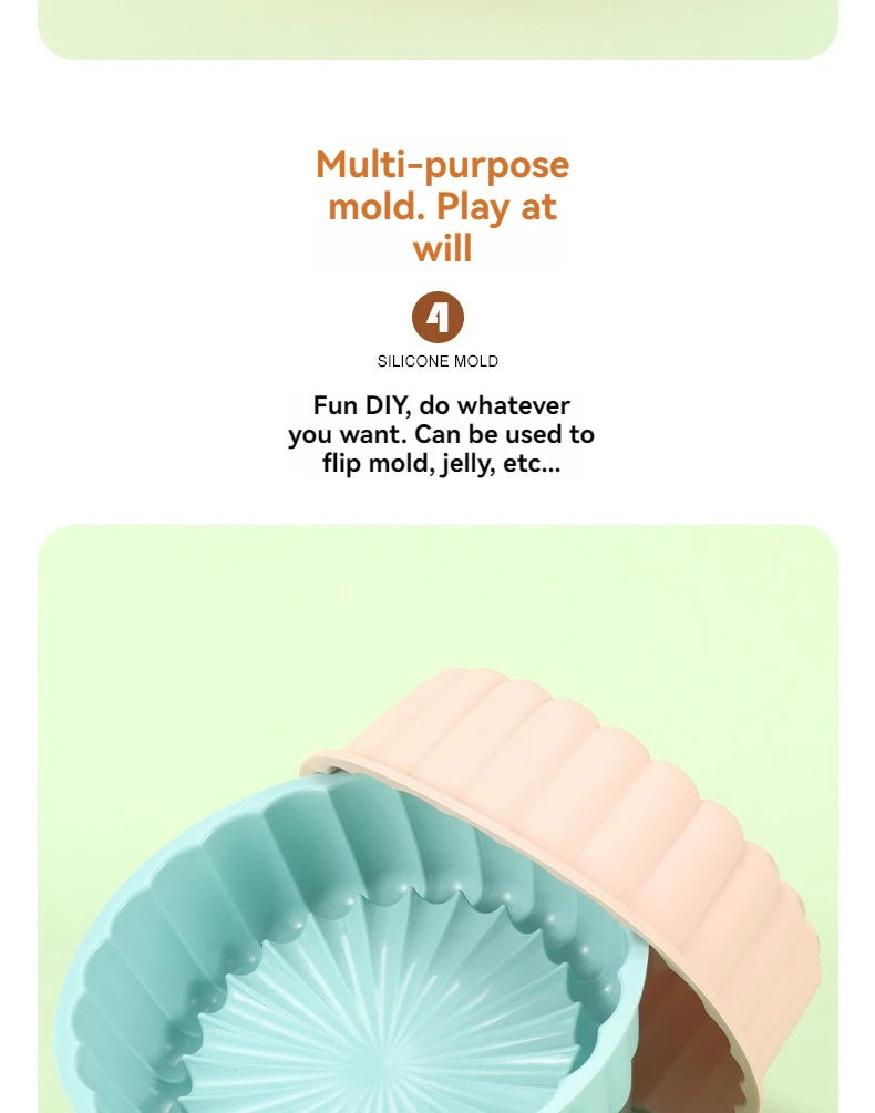 Silicone Sunflower Silhouette Cake Mold Round Diy Baking Molds Multi Purpose High Temperature Resistant Silicone Cake Mold Tools