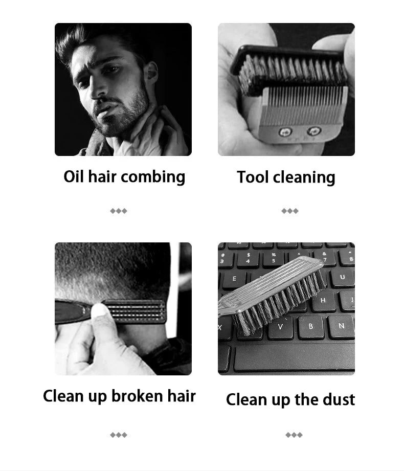 1pcs hair clipper neck dust removal brush men's facial dust removal tool beard cleaning brush hair styling tool