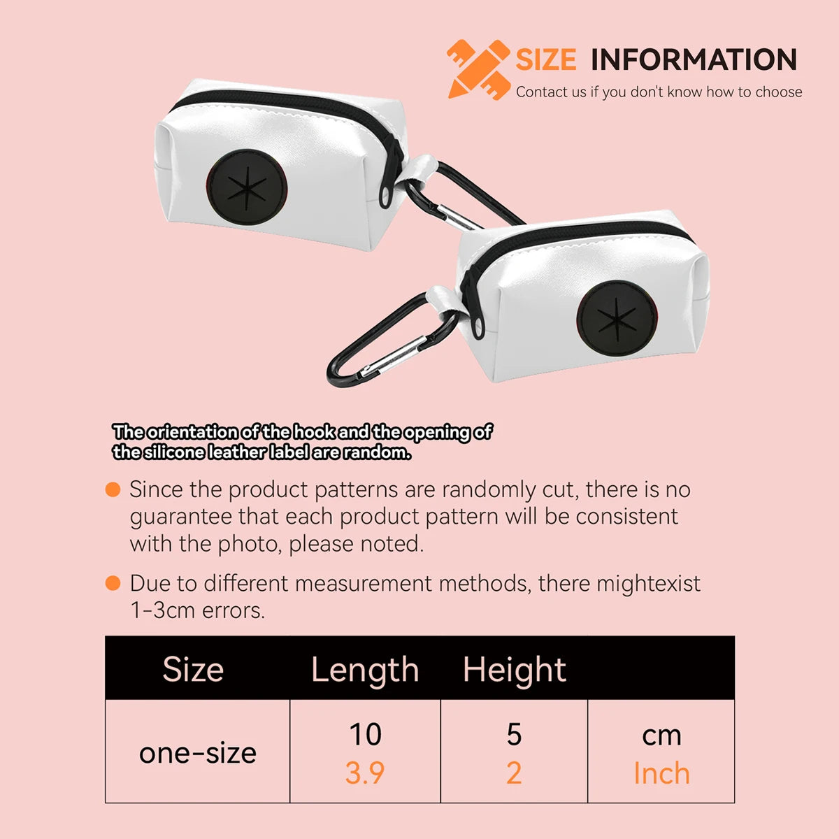 Cute pet poop bags with funny prints, easy to clean when walking your dog (no leash and trash bag)