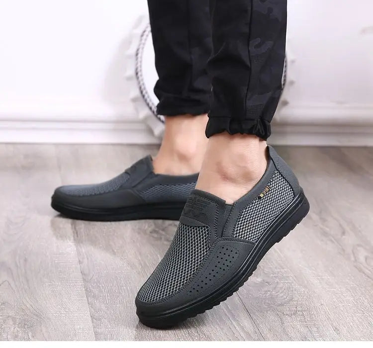 Men's Shoes 2025 Summer Casual Sneakers Breathable Mesh Chunky Sole Affordable Free Shipping