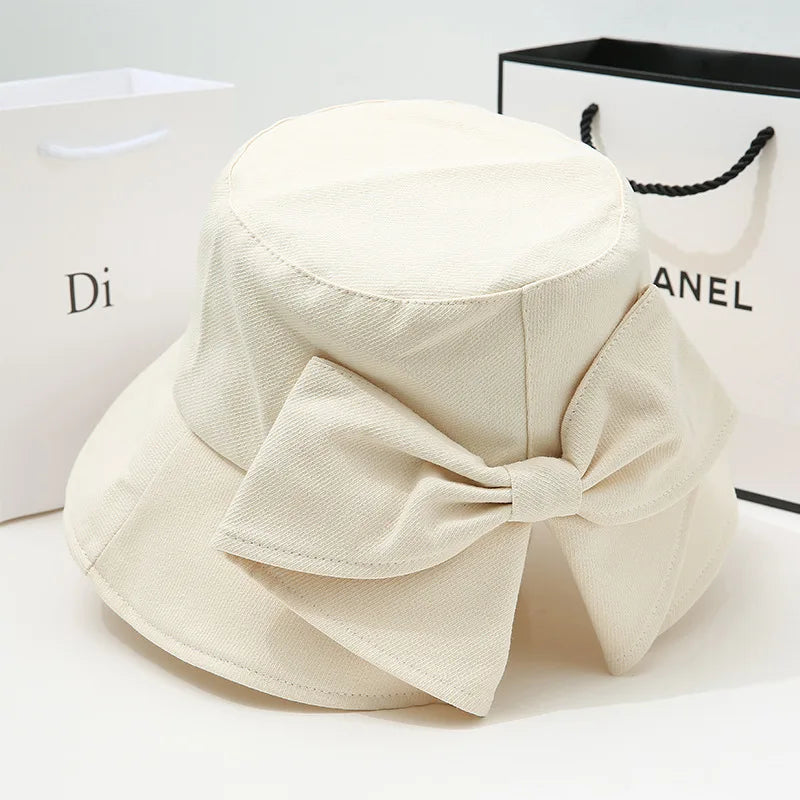 Fisherman's hat, versatile sun hat for spring and summer, fashionable student sun protection butterfly basin hat