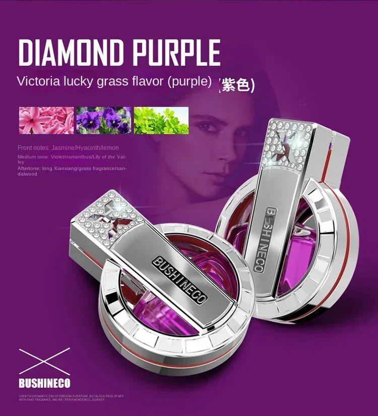Car Perfume Air Freshener Auto Vent Aromatherapy High-End and Elegant Car Perfume Good Gifts for Women Long Lasting Perfume