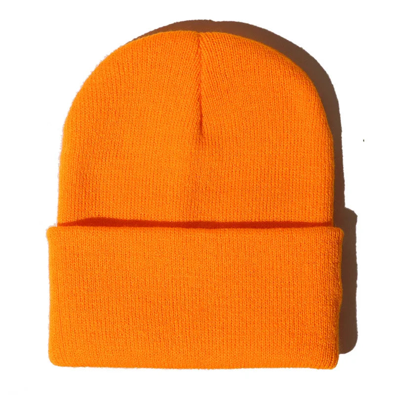 Winter Hats Unisex New Beanies Hat Knitted Solid Cap For Women Men Autumn Female Beanie Warmer Bonnet Men Casual Cap Wholesale