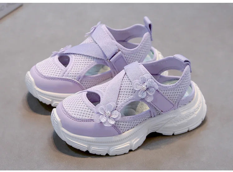 Summer Sandals New Fashion Simple Girls' Shoes Anti Slip Soft Comfort Beach Casual Shoe Breathable Versatile Simple Sports Shoes