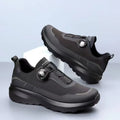Original New Men Rotating-button Driving Sneakers Platform Casual Walking Shoes Outdoor Wear-resistant Running Sports Shoes Plus