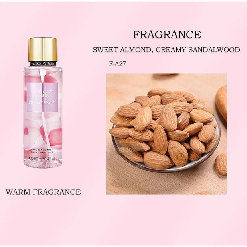 Women Victoria Perfume Lasting Charm Spray Vanilla Coconut Mixed Sandalwood Secret Spray Fragrance Flower Fruit Airfresh Perfume