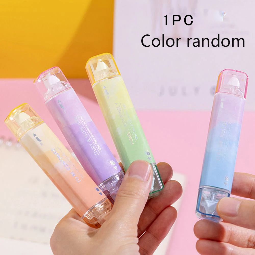 3 Type Creative Double Sided Adhesive Dots Stick Roller Glue Tape Dispenser Sticks Adhesive Cutter Stationery Office Supply