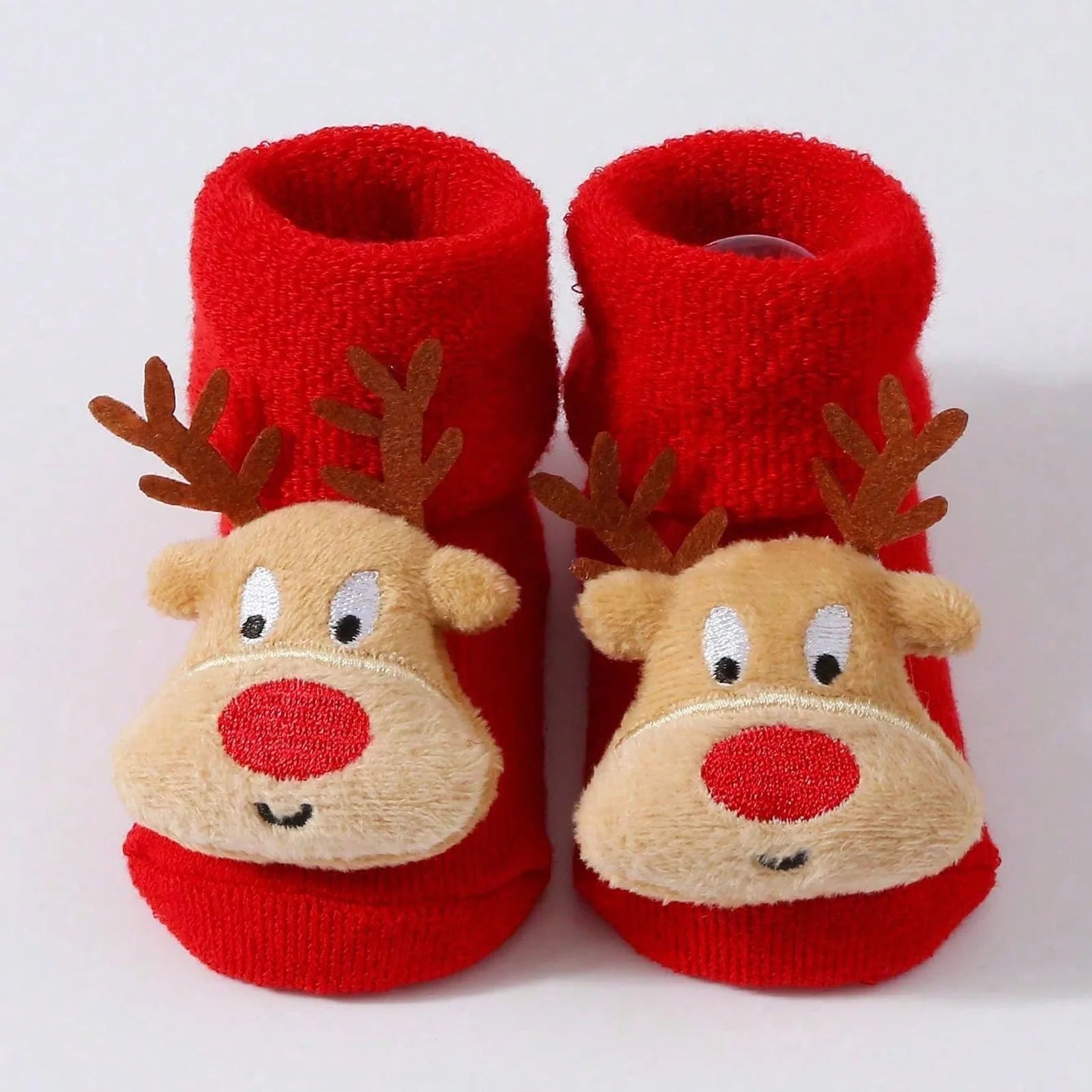 Kids Children's Socks for Girls Boys Non-slip Print Cotton Toddler Baby Christmas Socks for Newborns Infant Short Socks Clothing