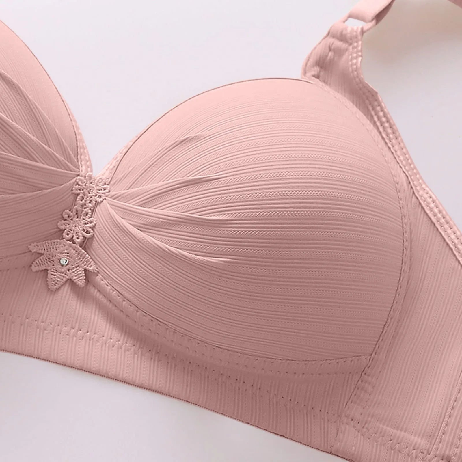 Comfortable Womens Bra Thin Molded Cup Support Underwear Sexy Lingerie Soft Comfort Everyday Wear Seamless Design Fabric