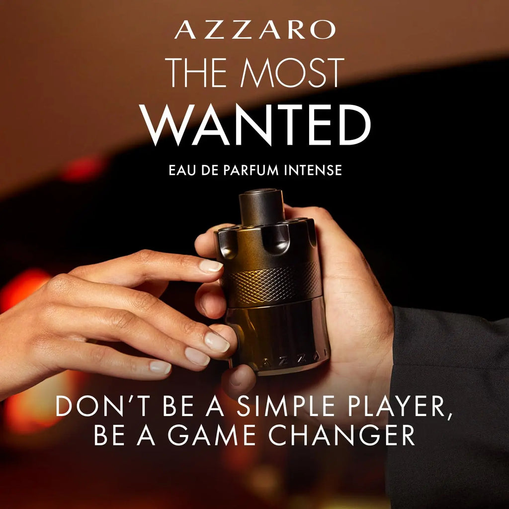 Azzaro Eau De Parfum Intense - Fougère, Ambery & Spicy Fragrance for Date Night - Lasting Wear - Luxury Perfumes for Men